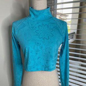 Oiselle Firecracker Long Sleeve Watch Hole Top